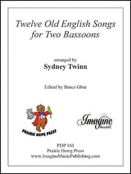 Twelve Old English Songs for Two Bassoons cover